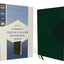 NIV, Compact Center-Column Reference Bible, Leathersoft, Green, Red Letter, Comfort Print