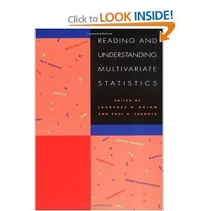 Reading and Understanding Multivariate Statistics