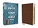 NIV, Quest Study Bible, Large Print, Leathersoft, Brown, Thumb Indexed, Comfort Print: The Only Q and A Study Bible