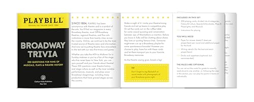 Playbill Broadway Trivia: 200 Questions for Fans of Musicals, Plays, and Theatre History