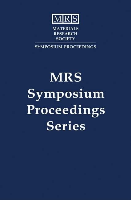 Silicon-Based Optoelectronic Materials: Volume 298 (MRS Proceedings)
