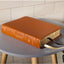 ESV, Thompson Chain-Reference Bible, Genuine Leather, Calfskin, Tan, Red Letter, Thumb Indexed