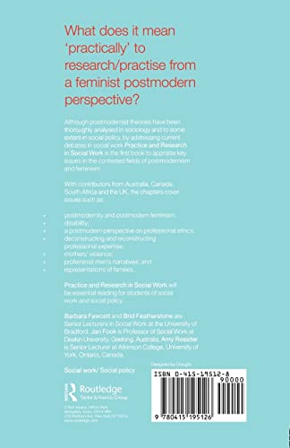 Practice and Research in Social Work: Postmodern Feminist Perspectives