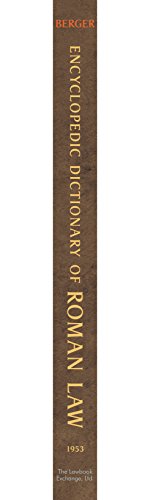 Encyclopedic Dictionary of Roman Law
