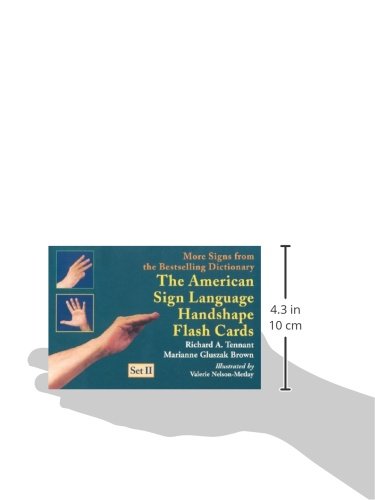 The American Sign Language Handshape Flash Cards Set II