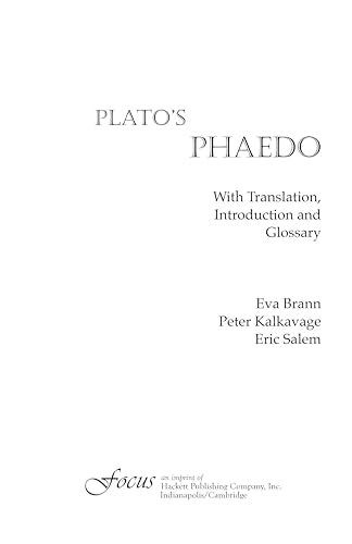Plato : Phaedo (Focus Philosophical Library)