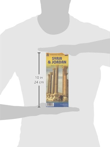 Jordan 1:610,000 & Syria 1:740,000 Travel map