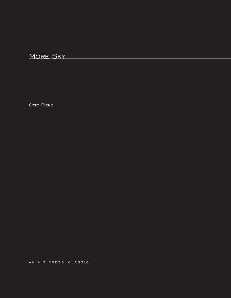 More Sky (Mit Press)
