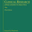 Foundations of Clinical Research: Applications to Practice