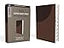 NIV, Super Giant Print Reference Bible (Font Size: 16.5-point), Leathersoft, Brown, Red Letter, Thumb Indexed, Comfort Print