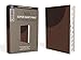 NIV, Super Giant Print Reference Bible (Font Size: 16.5-point), Leathersoft, Brown, Red Letter, Thumb Indexed, Comfort Print