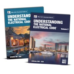 2023 Mike Holt's Understanding the NEC Volume 1 and Volume 2 textbooks