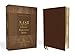 NASB, Classic Reference Bible, Genuine Leather, Buffalo, Brown, Red Letter, 1995 Text, Comfort Print
