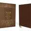 NASB, Classic Reference Bible, Genuine Leather, Buffalo, Brown, Red Letter, 1995 Text, Comfort Print