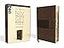 NIV, Premium Gift Bible, Leathersoft, Brown, Red Letter, Thumb Indexed, Comfort Print: The Perfect Bible for Any Gift-Giving Occasion