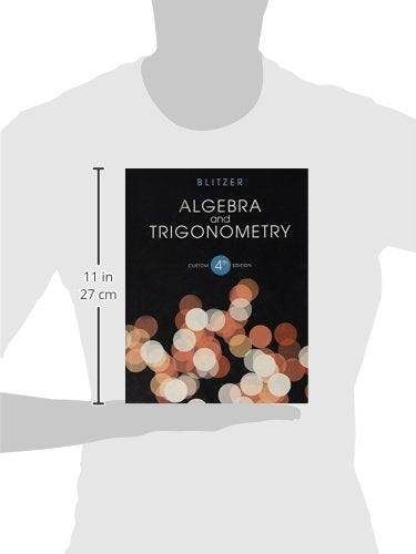 Algebra and Trigonometry 4th Ed
