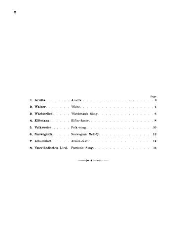 Grieg: Lyric Pieces for Piano Solo, Op.12 (Kalmus Edition)
