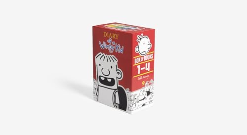 Diary of a Wimpy Kid Box of Books 1-4 Hardcover Gift Set: Diary of a Wimpy Kid, Rodrick Rules, The Last Straw, Dog Days