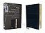 NIV, Thinline Reference Bible (Deep Study at a Portable Size), Leathersoft, Navy, Red Letter, Comfort Print