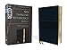 NIV, Thinline Reference Bible (Deep Study at a Portable Size), Leathersoft, Navy, Red Letter, Comfort Print