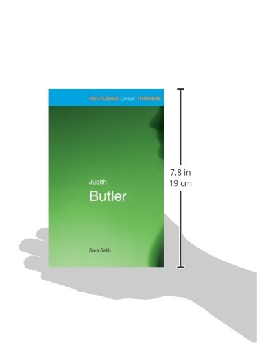 Judith Butler (Routledge Critical Thinkers)