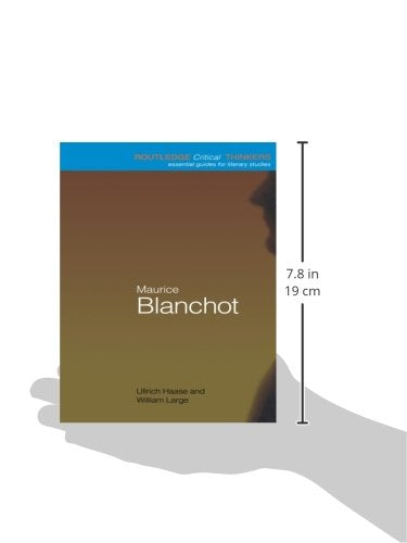 Maurice Blanchot (Routledge Critical Thinkers)