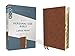 NIV, Personal Size Bible, Large Print, Leathersoft, Brown, Red Letter, Thumb Indexed, Comfort Print