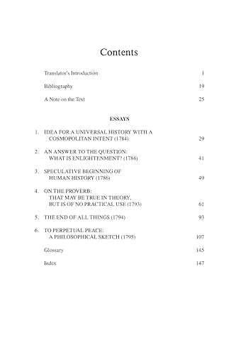 Perpetual Peace and Other Essays (Hackett Classics)