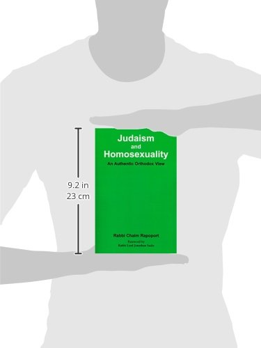 Judaism and Homosexuality: An Authentic Orthodox View