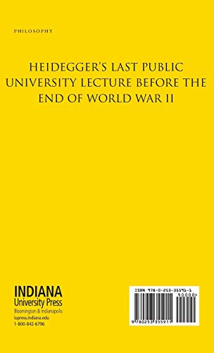 Introduction to Philosophy-Thinking and Poetizing (Studies in Continental Thought)