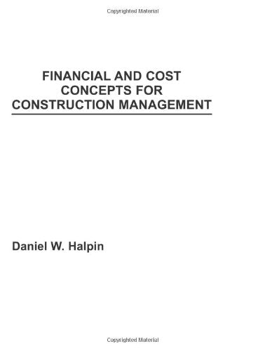 Financial & Cost Concepts Const Manage