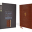 NASB, Thinline Bible, Large Print, Leathersoft, Brown, Red Letter, 1995 Text, Comfort Print