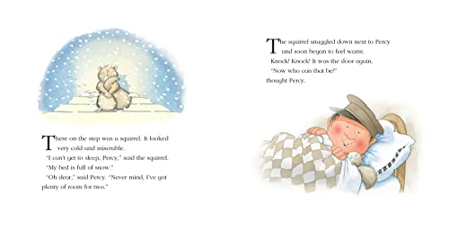 One Snowy Night: Board book edition of this much-loved, bestselling illustrated childrens picture book - perfect for the youngest fans of Percy the Park Keeper! (A Percy the Park Keeper Story)