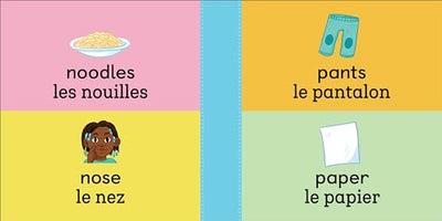 100 First Words for Toddlers: English-French Bilingual: A French Book for Kids
