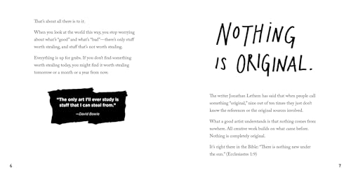 Steal Like an Artist: 10 Things Nobody Told You About Being Creative (Austin Kleon)