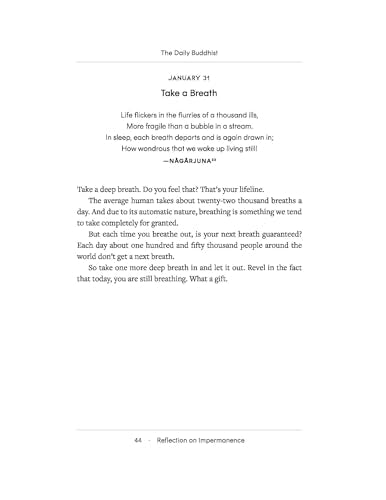 The Daily Buddhist: 366 Days of Wisdom for Happiness, Inner Freedom, and Mindful Living - Meditations and Reflections for Transformation, Resilience, and Joy