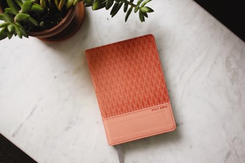 NRSVue, Holy Bible, Compact, Leathersoft, Peach, Comfort Print