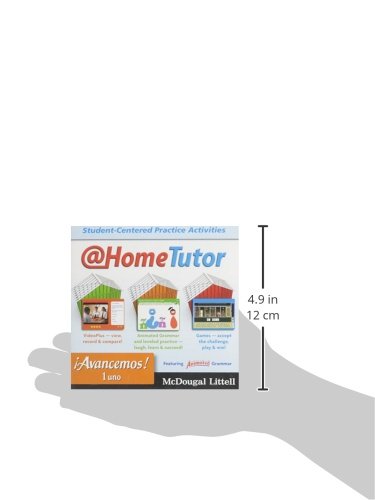 Avancemos Level 1, Grades 9-12 at Home Tutor: Mcdougal Littell Avancemos (Ml Spanish) (Spanish Edition)