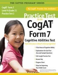 Practice Test for the CogAT Form 7 Level 9 (Grade 2) Practice Test 2