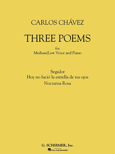 Three Poems: for Medium/Low Voice and Piano