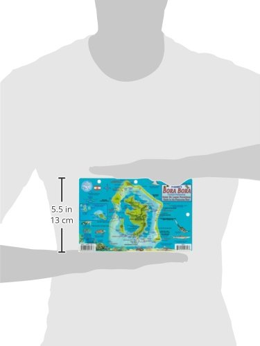 Bora Bora Map & Guide to the Polynesian Reef Waterproof Fish Card