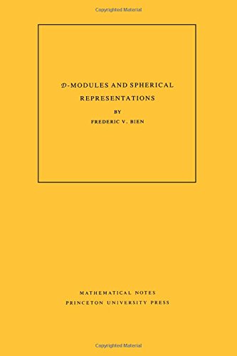 D-Modules and Spherical Representations. (MN-39) (Mathematical Notes, 39)