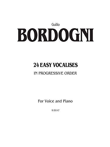Twenty-four Easy Vocalises in Progressive Order (Kalmus Edition)