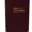 NIV, New Testament with Psalms and Proverbs, Pocket-Sized, Paperback, Burgundy, Comfort Print