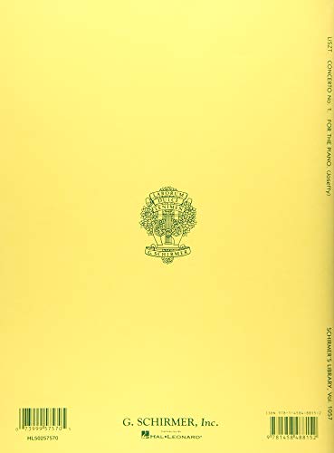 Concerto No. 1 in Eb: Schirmer Library of Classics Volume 1057 National Federation of Music Clubs 2024-2028 Piano Duets (Schirmer's Library of Musical Classics, 1057)