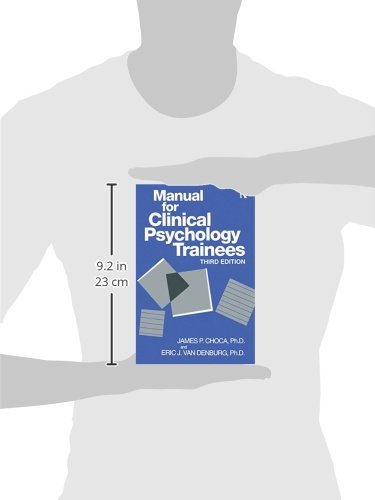 Manual For Clinical Psychology Trainees (Brunner/Mazel Basic Principles into Practice Series, 10)
