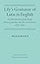 Lily's Grammar of Latin in English: An Introduction of the Eyght Partes of Speche, and the Construction of the Same