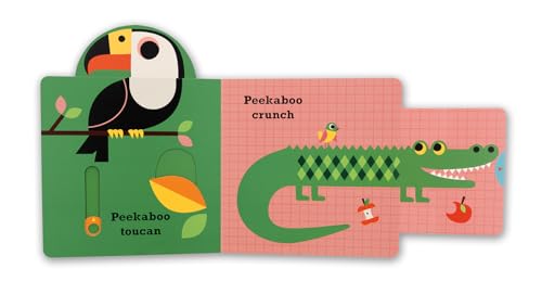 Peekaboo: Lion: (An Interactive Board Book for Babies & Toddlers with Mirror & Sliders to Push, Pull, or Turn. Cute Jungle Animal Artwork Includes a Giraffe, Monkey, & More) (Peekaboo You)