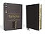 NASB, Thompson Chain-Reference Bible, Genuine Leather, Calfskin, Black, 1995 Text, Red Letter, Thumb Indexed, Comfort Print