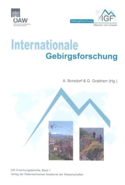 Internationale Gebirgsforschung (Igf Forschungsberichte) (German Edition)